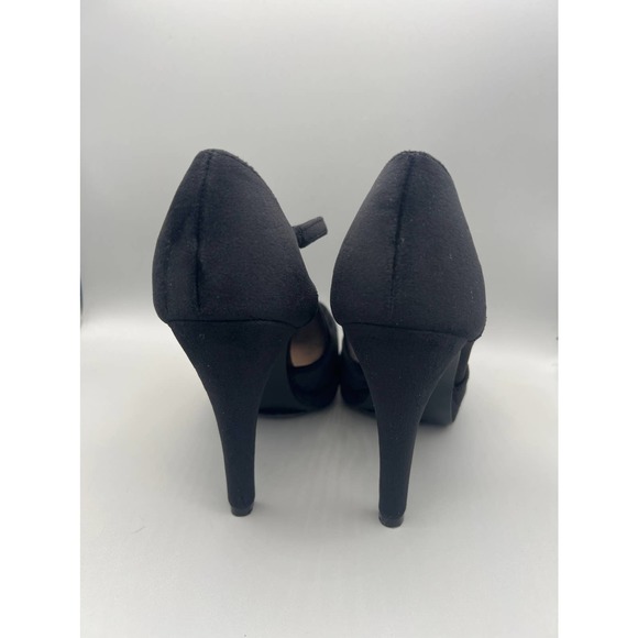 Call It Spring black suede heels sz 6 - Picture 4 of 11